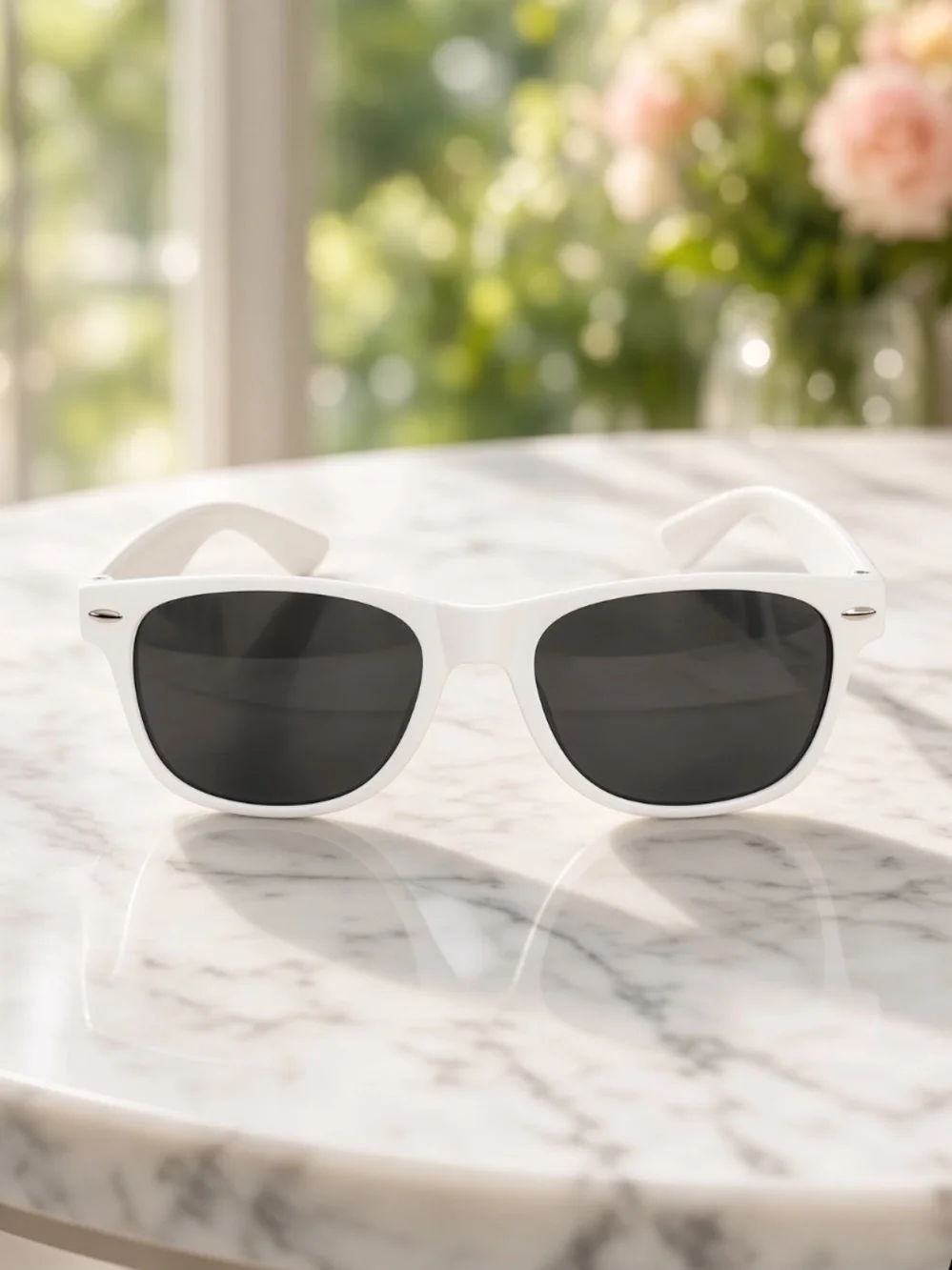White Wireless Sunglasses NWOT